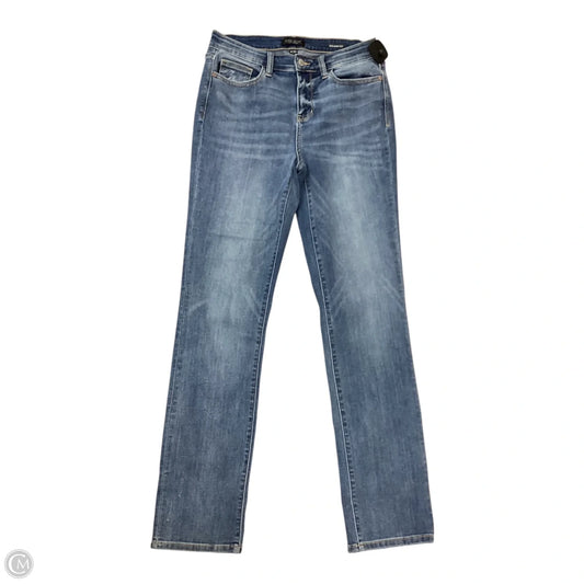 Jeans Straight By Judy Blue In Blue Denim, Size: 8
