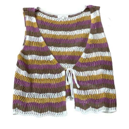 Sweater By Ultra Flirt In Striped Pattern, Size: 1x