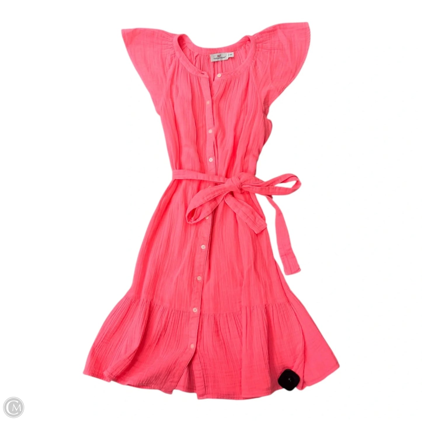 Dress Casual Midi By Vineyard Vines In Pink, Size: Xxs