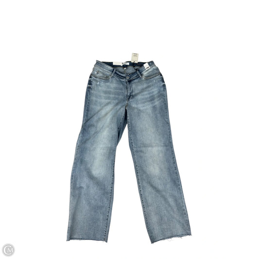 Jeans Straight By Judy Blue In Blue Denim, Size: 16