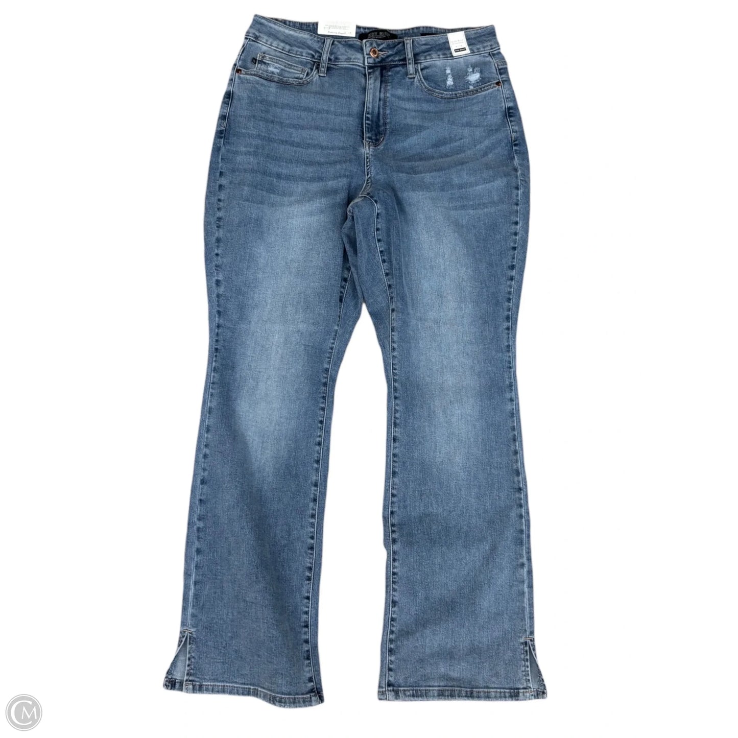 Jeans Boot Cut By Judy Blue In Blue Denim, Size: 16