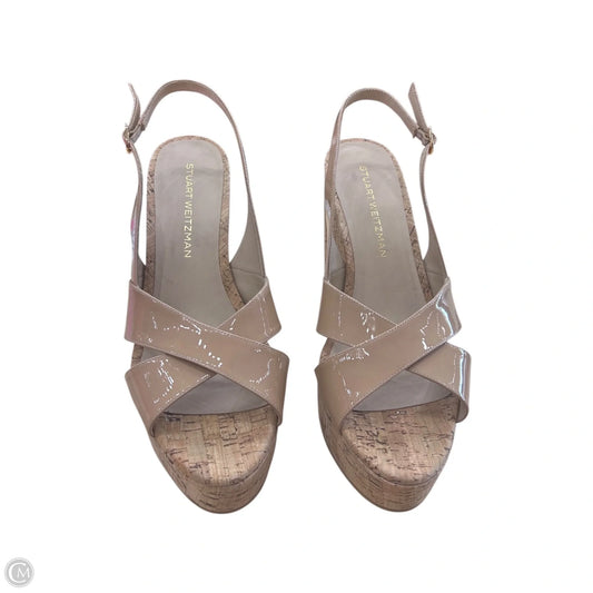 Shoes Designer By Stuart Weitzman In Tan, Size: 12