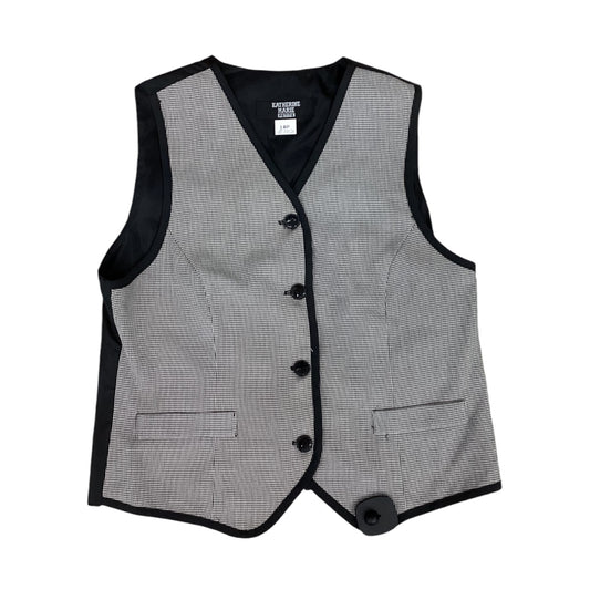 Vest Other By Clothes Mentor In Black & White, Size: Petite L