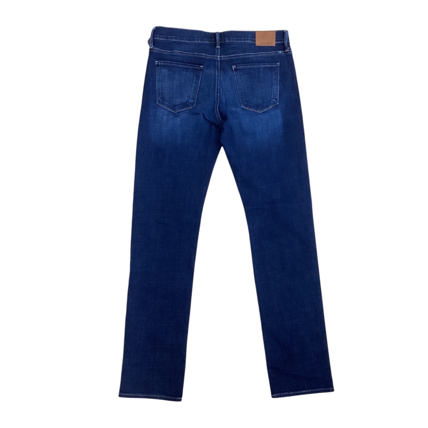 Jeans Straight By Lucky Brand In Blue Denim, Size: 10