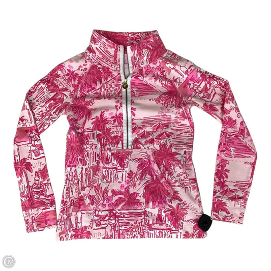 Top Long Sleeve Designer By Lilly Pulitzer In Pink, Size: Xs