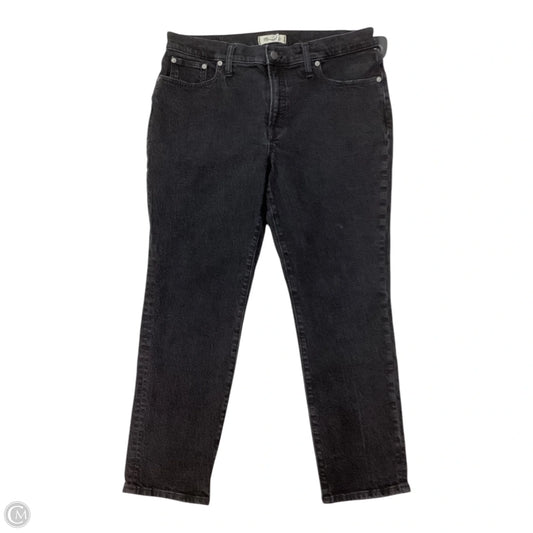 Jeans Straight By Madewell In Black, Size: 8