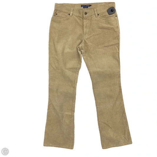 Pants Corduroy By Ralph Lauren In Tan, Size: 8