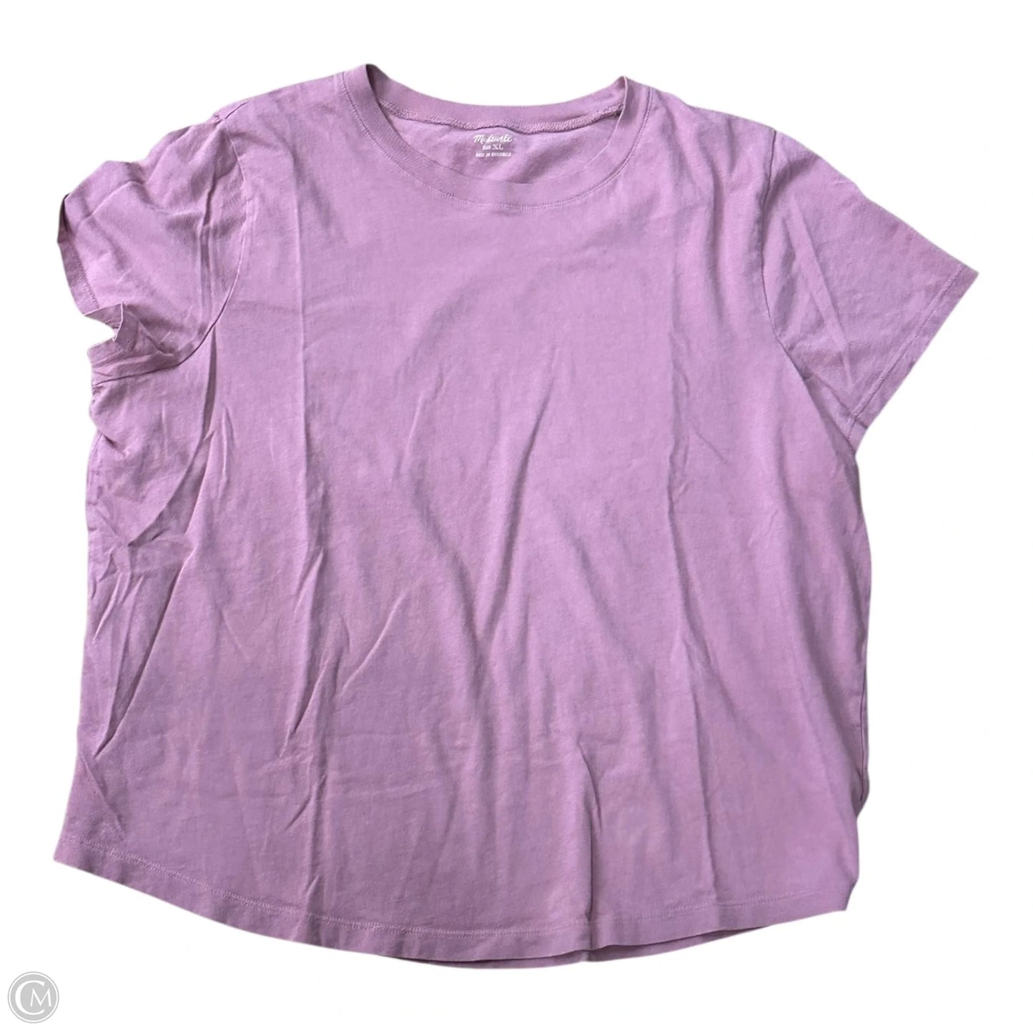 Top Short Sleeve By Madewell In Pink, Size: Xl