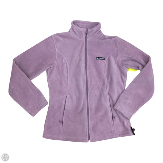 Jacket Fleece By Columbia In Purple, Size: M