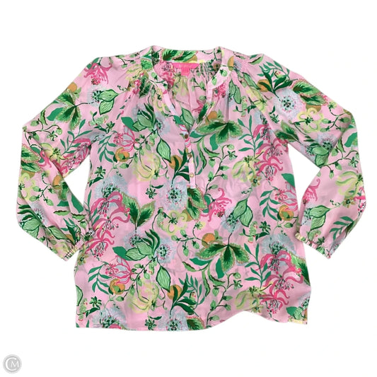 Blouse Designer By Lilly Pulitzer In Pink, Size: S