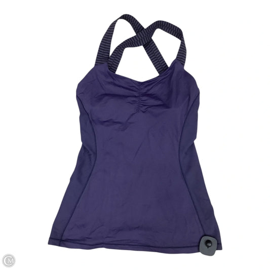 Athletic Tank Top By Lululemon In Purple, Size: S
