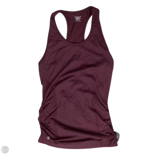 Athletic Tank Top By Athleta In Maroon, Size: S