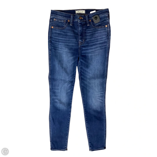 Jeans Skinny By Madewell In Blue Denim, Size: 6