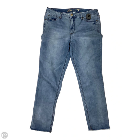 Jeans Straight By Seven 7 In Blue Denim, Size: 16