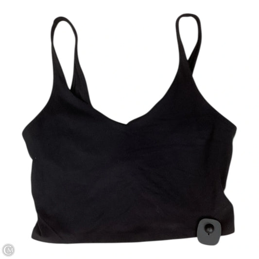 Athletic Bra By Lululemon In Black, Size: L