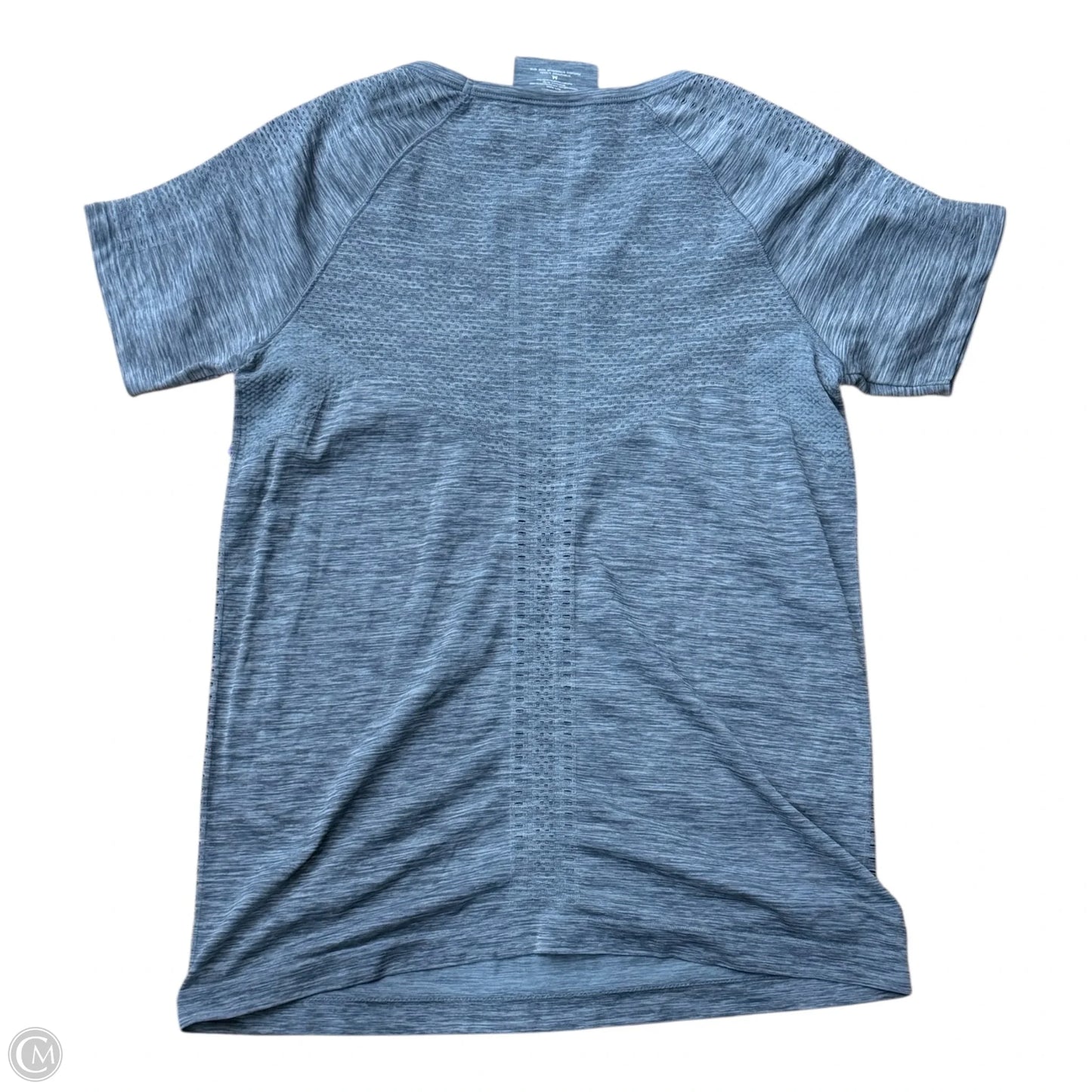 Athletic Top Short Sleeve By Athleta In Grey, Size: M