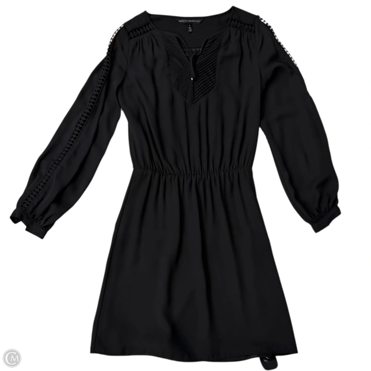 Dress Party Midi By White House Black Market In Black, Size: 0