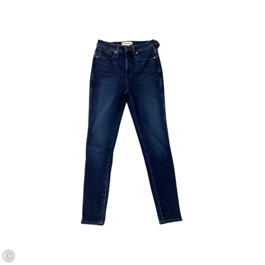 Jeans Skinny By Madewell In Blue Denim, Size: 26