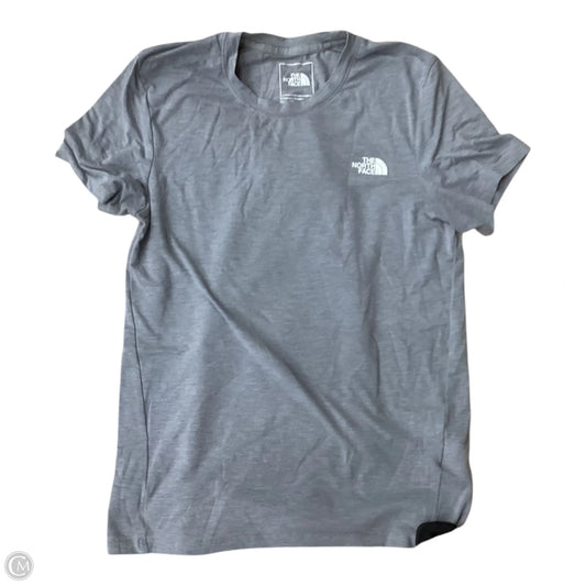 Athletic Top Short Sleeve By The North Face In Grey, Size: Xs