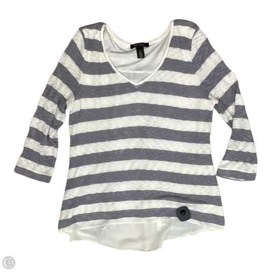 Sweater By White House Black Market In Striped Pattern, Size: L