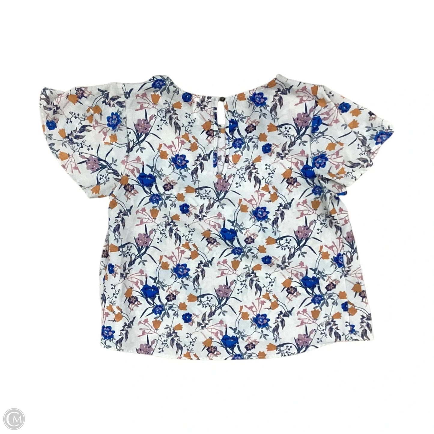 Top Short Sleeve By Xhilaration In Floral Print, Size: M