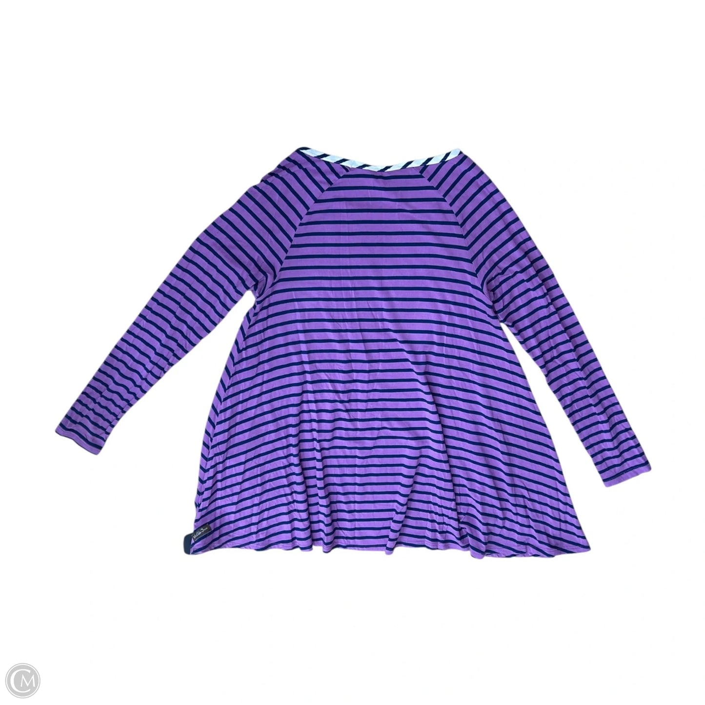 Top Long Sleeve By Matilda Jane In Striped Pattern, Size: S