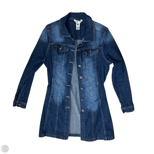 Dress Casual Midi By Indigo Rein In Blue Denim, Size: M