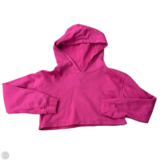 Athletic Sweatshirt Hoodie By Lululemon In Pink, Size: S