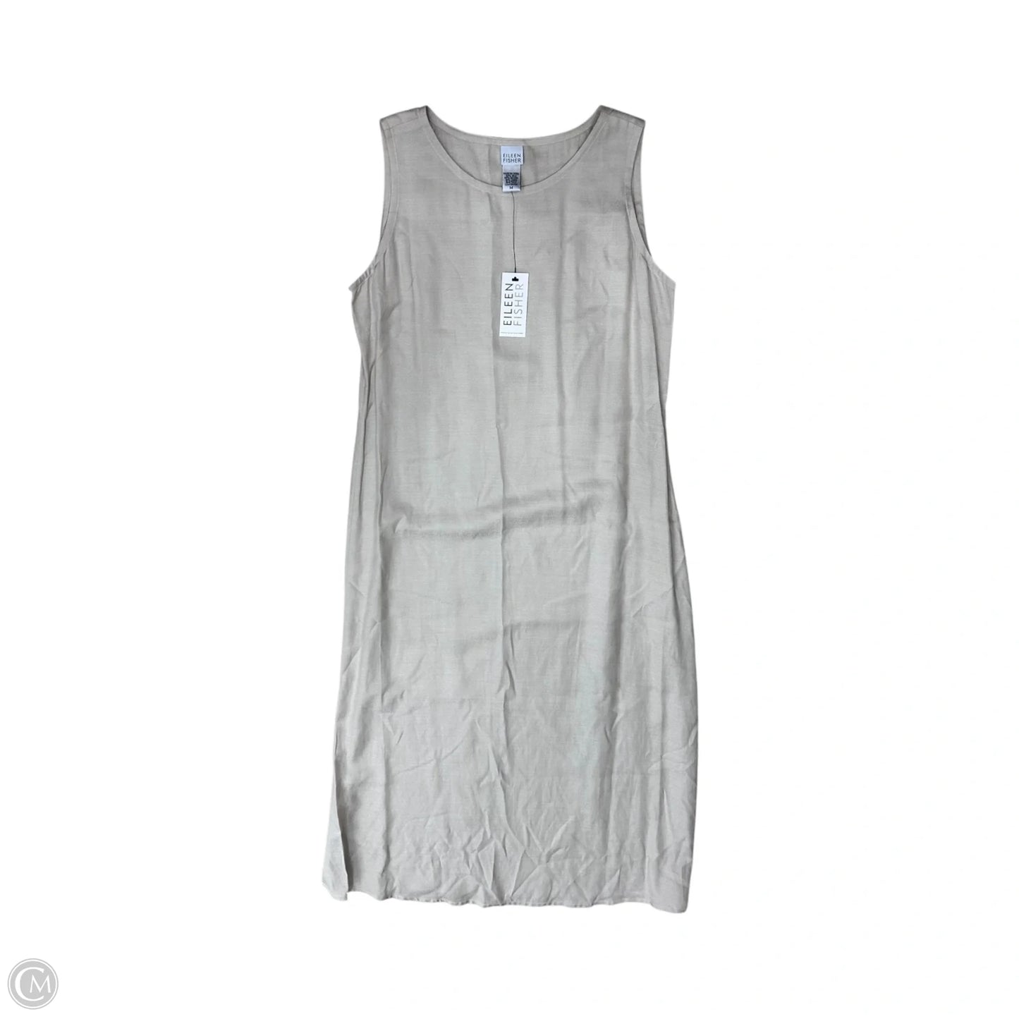 Dress Casual Maxi By Eileen Fisher In Tan, Size: M