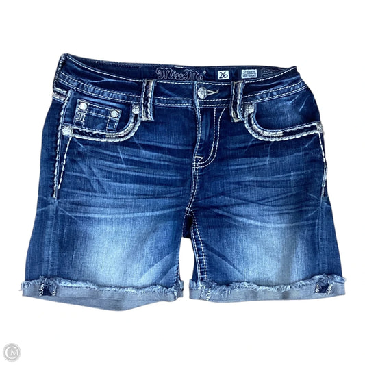 Shorts By Miss Me In Blue Denim, Size: 2