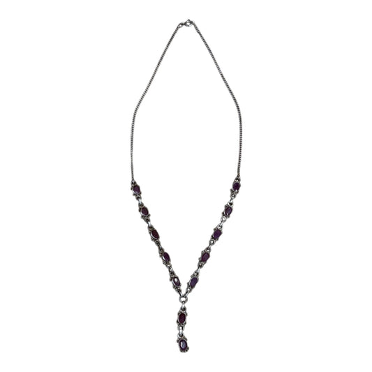 Necklace Sterling Silver By   Clothes Mentor In Purple