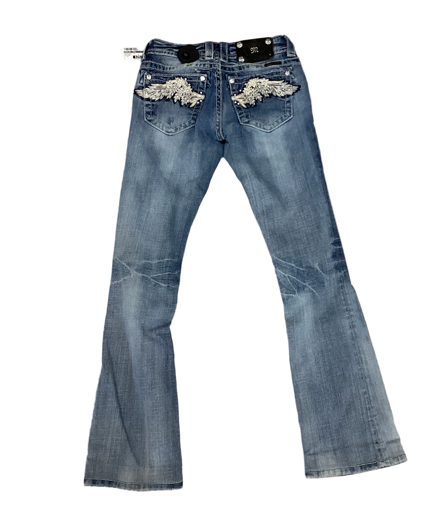 Jeans Boot Cut By Miss Me In Blue Denim, Size:4