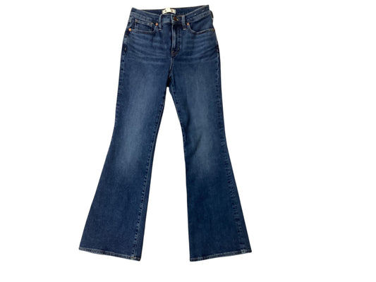 Jeans Flared By Madewell In Blue Denim, Size:4