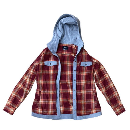 Top Ls By Marmot In Plaid Pattern, Size:M