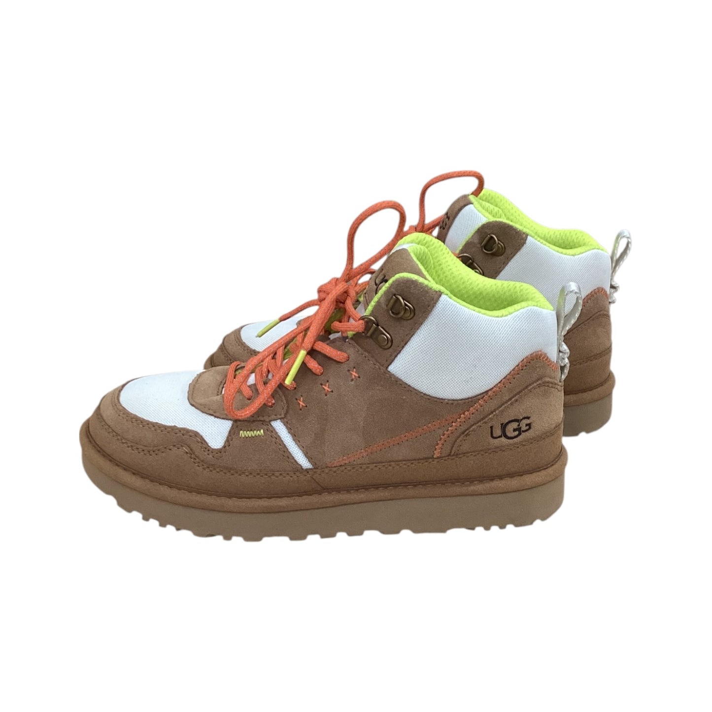 Shoes Designer By Ugg In Brown & Orange, Size:8