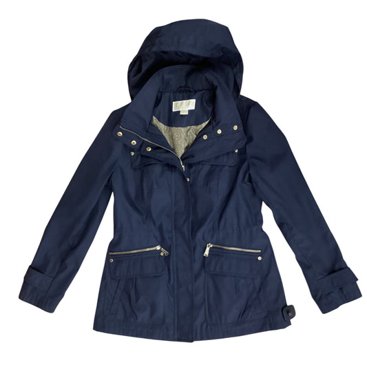 Coat Designer By Michael Kors In Blue & Gold, Size:S