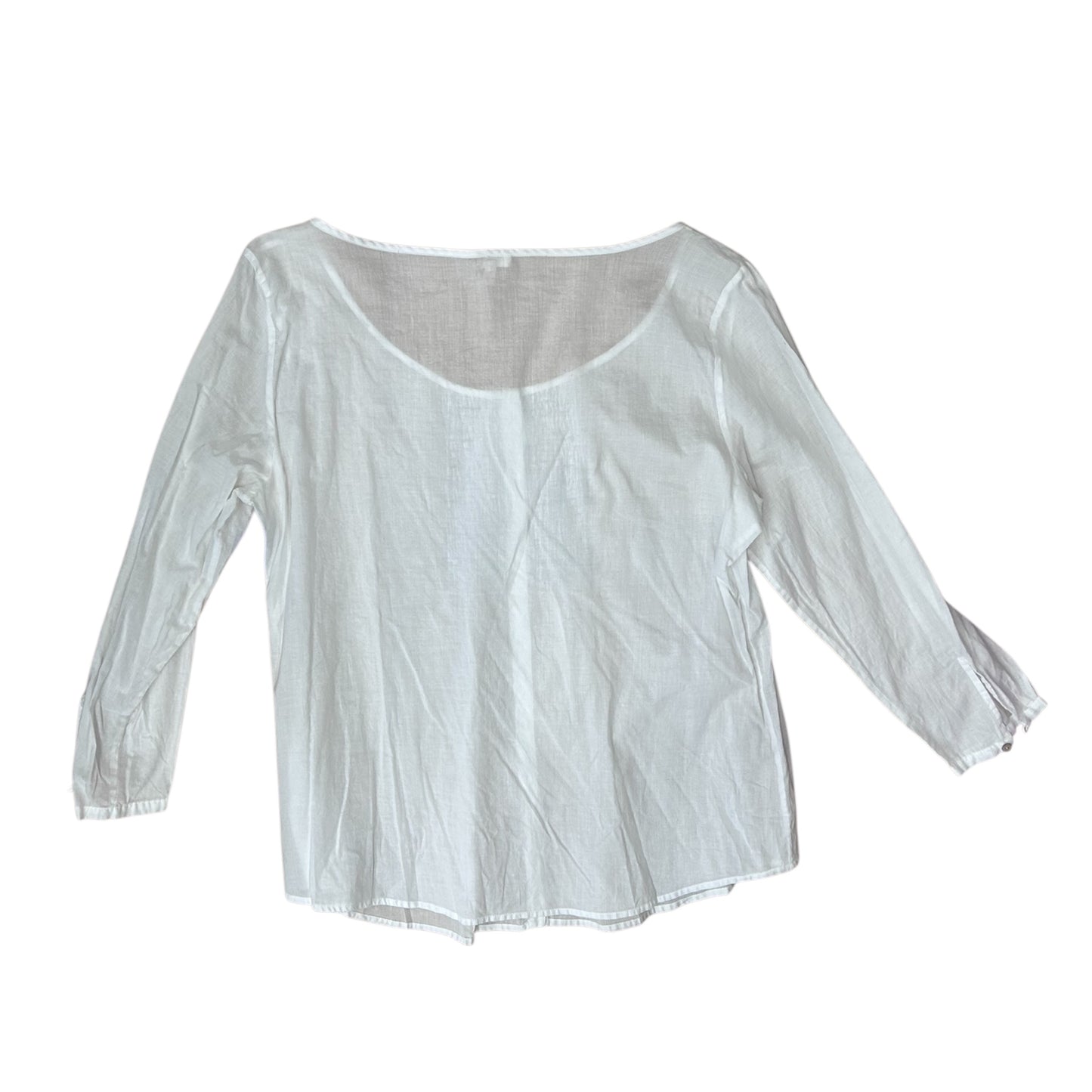 Top Ls By Eileen Fisher In White, Size:L