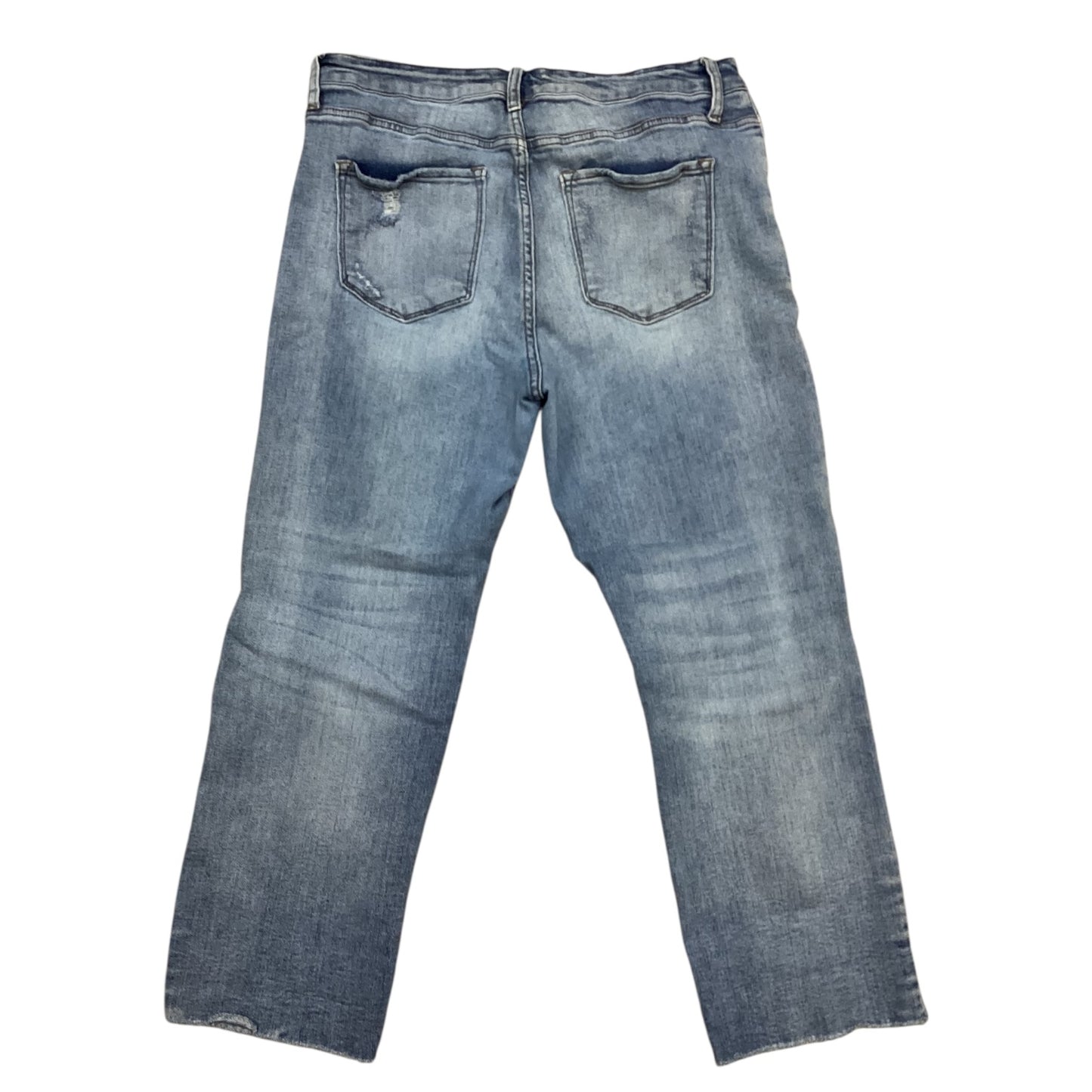 Jeans Skinny By Vervet In Blue Denim, Size:16