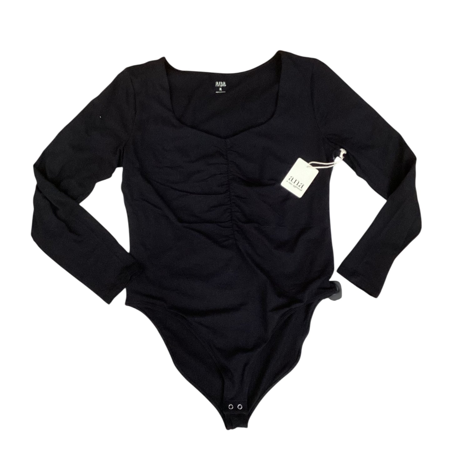 Bodysuit By Ana In Black, Size:Xl