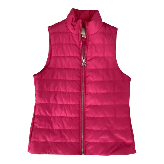 Vest Puffer & Quilted By Michael By Michael Kors In Pink, Size:Xs