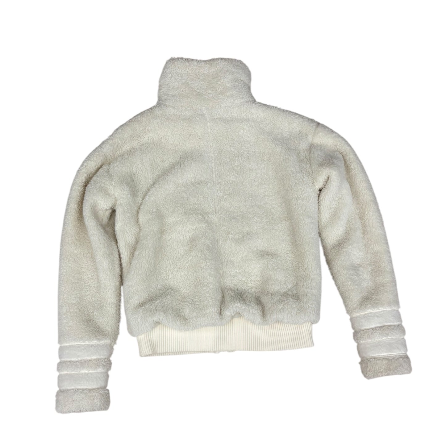 Jacket Fleece By Athleta In Cream, Size:Xxs