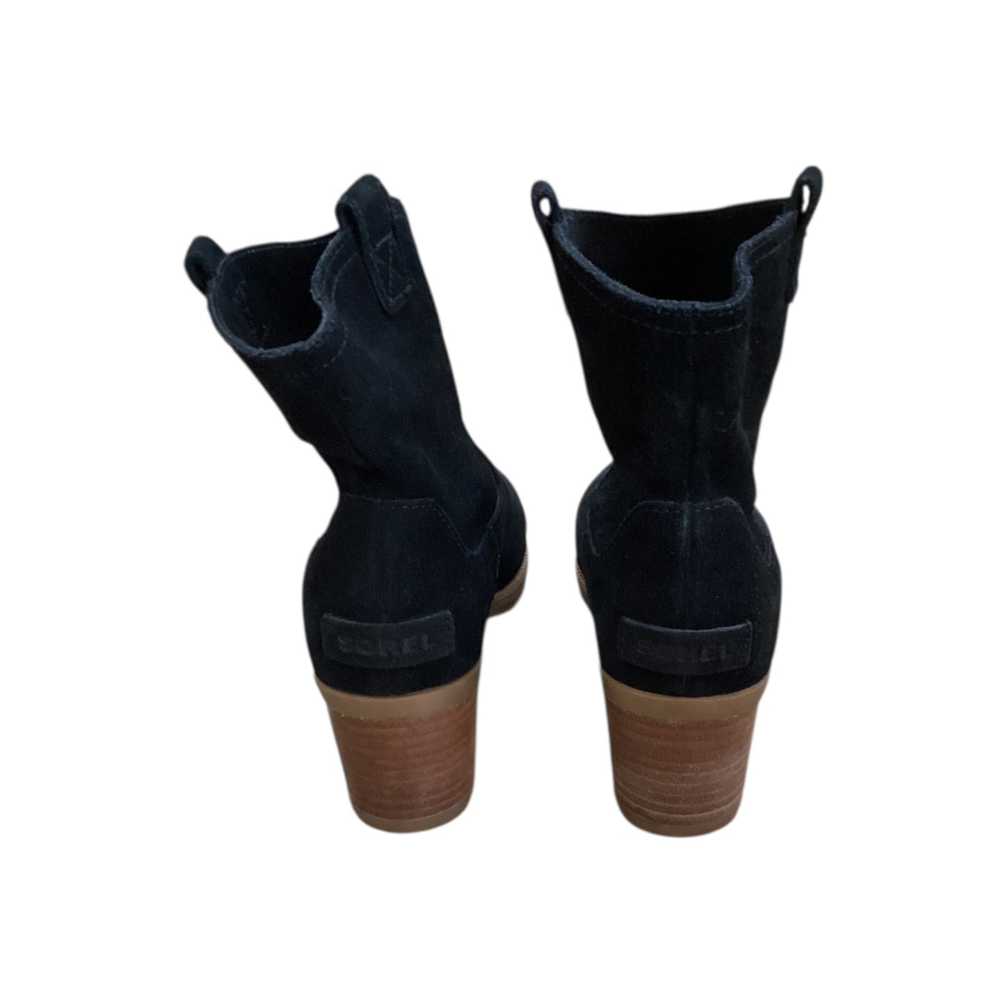 Boots Ankle Heels By Sorel In Black, Size:8