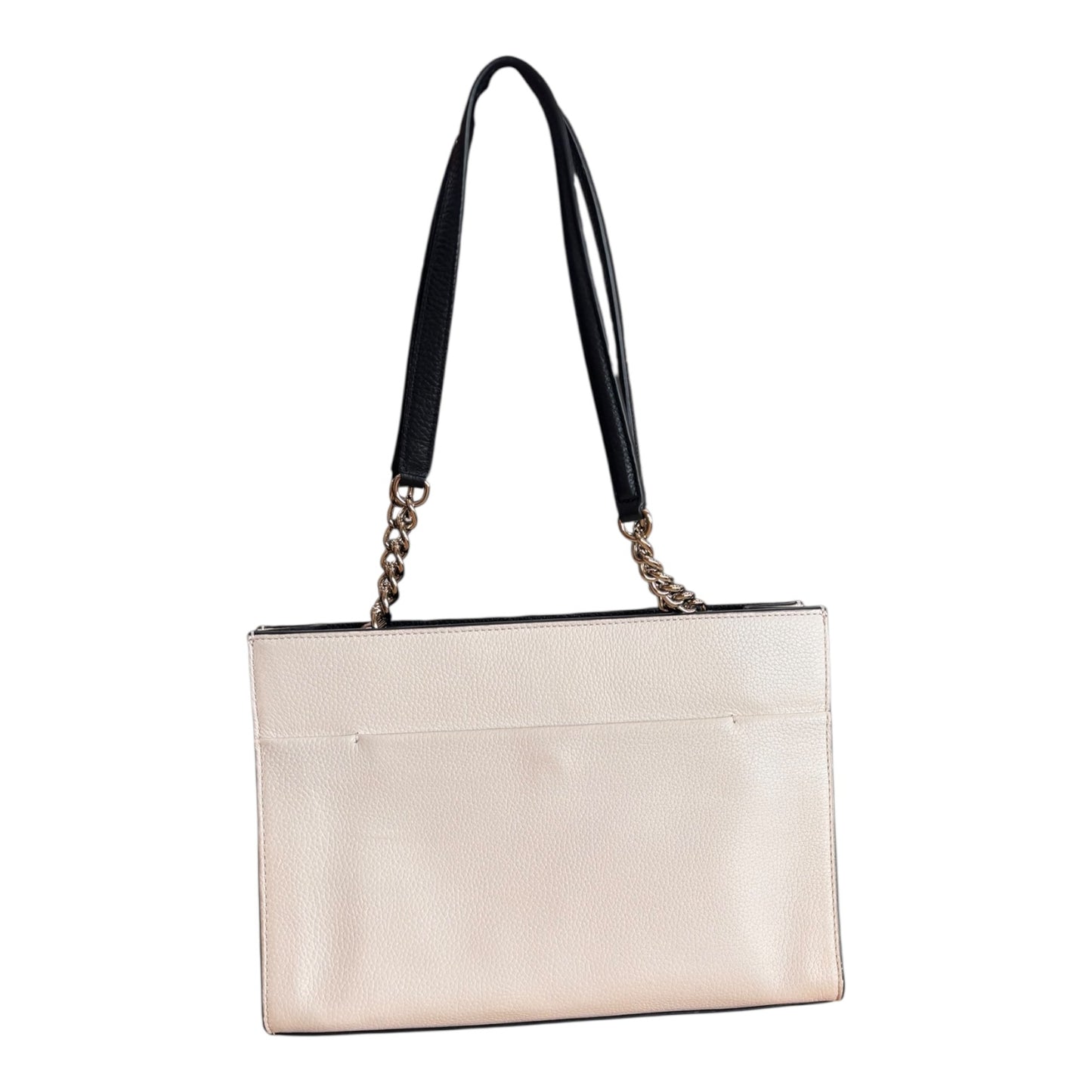 Handbag Designer By Kate Spade In Black & Cream, Size:Medium