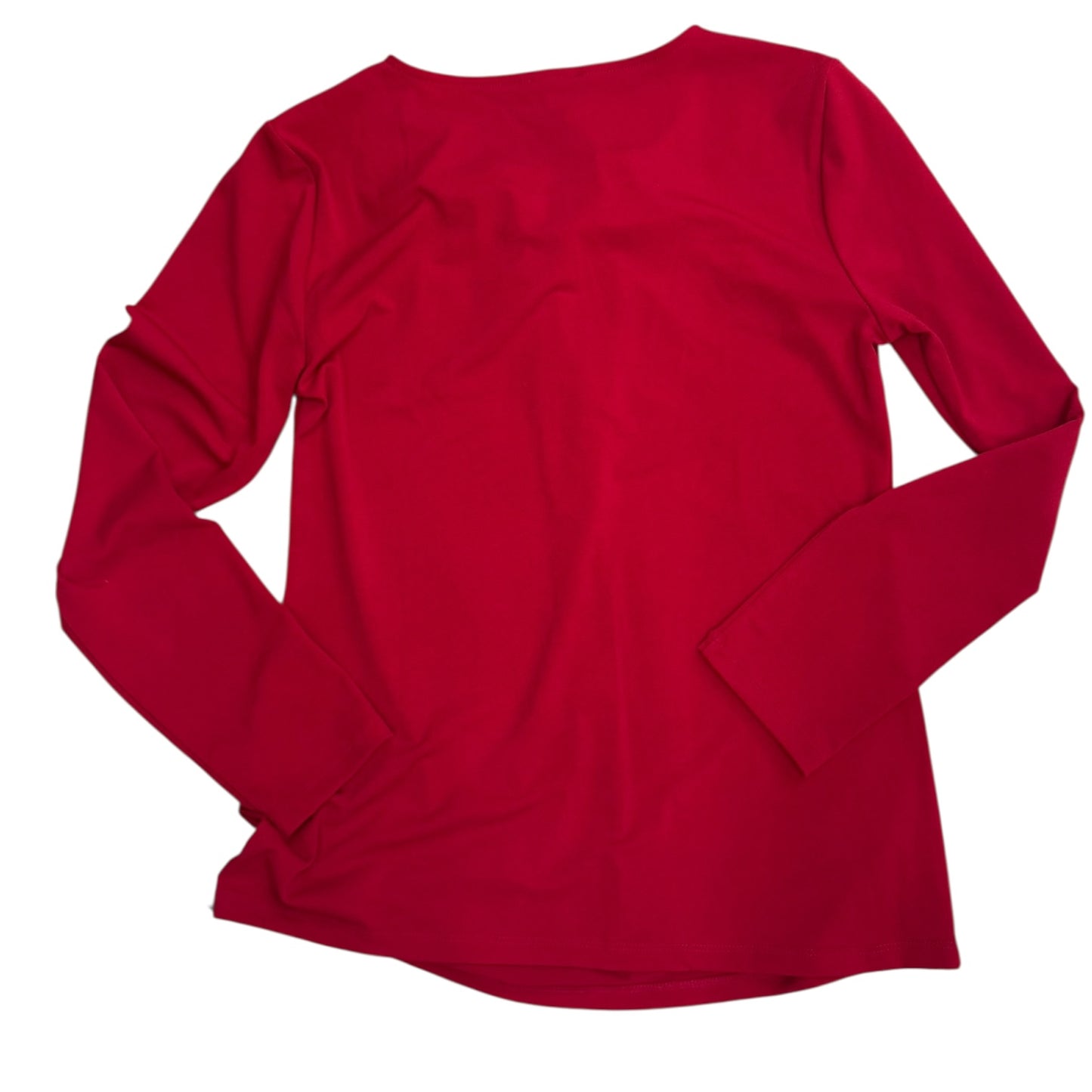 Blouse Ls By Talbots In Red, Size:M