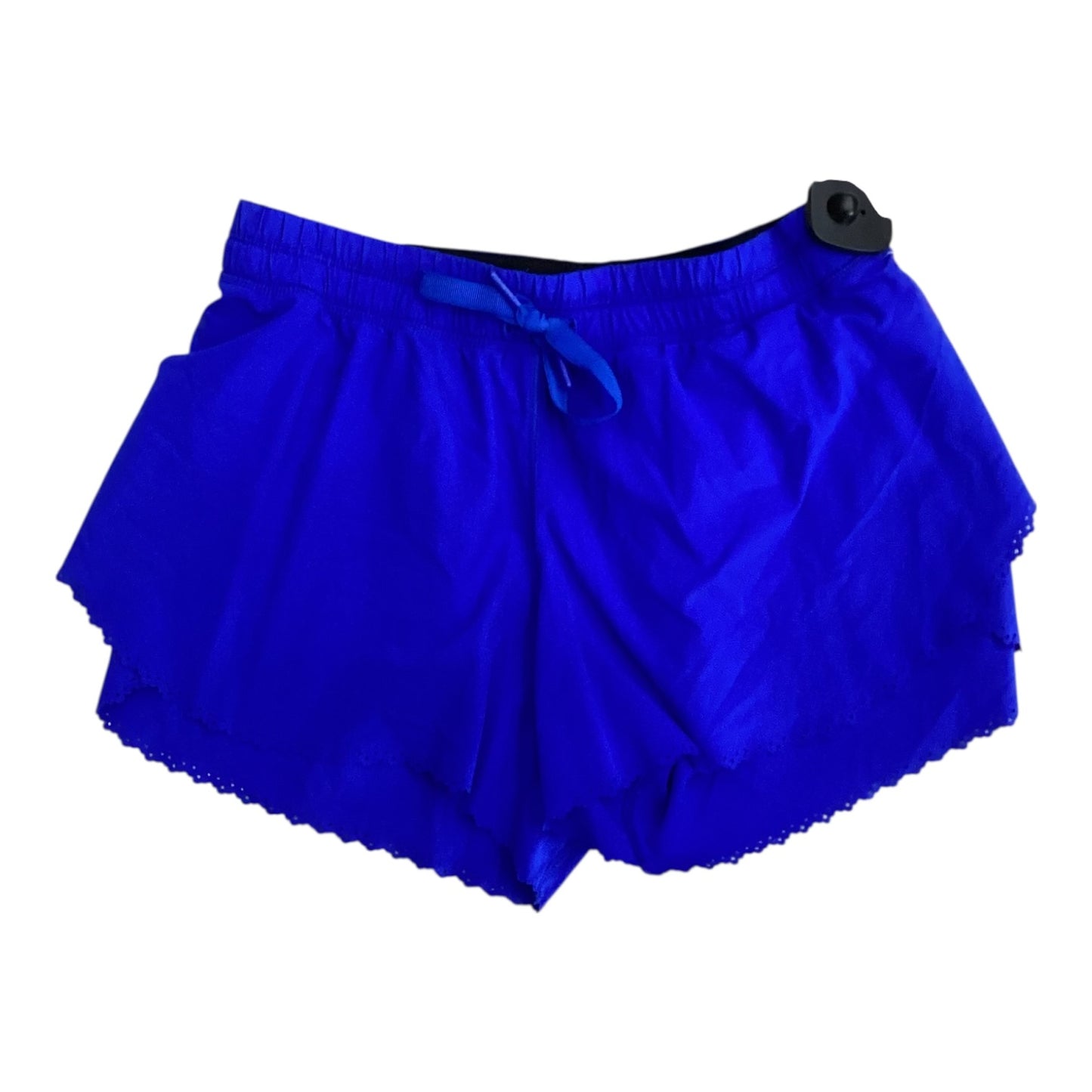 Athletic Shorts By Lululemon In Blue, Size:4