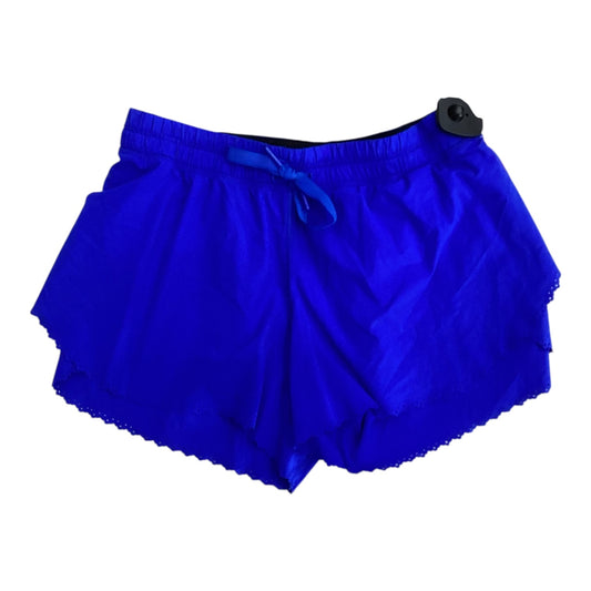 Athletic Shorts By Lululemon In Blue, Size:4