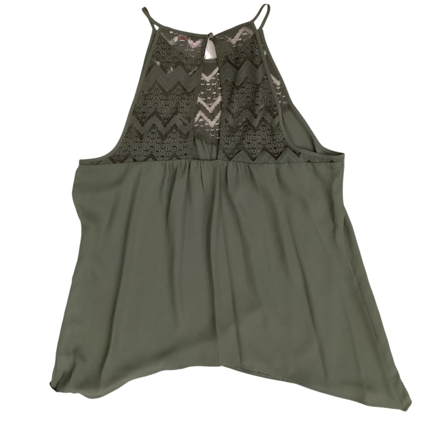 Blouse Sleeveless By Candies In Green, Size:Xl