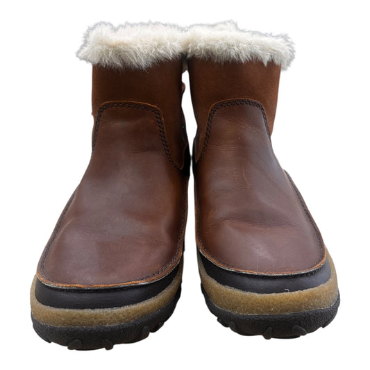 Boots Snow By Merrell In Brown & Cream, Size:10