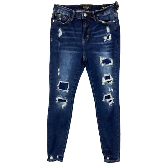 Jeans Skinny By Judy Blue In Blue Denim, Size:8