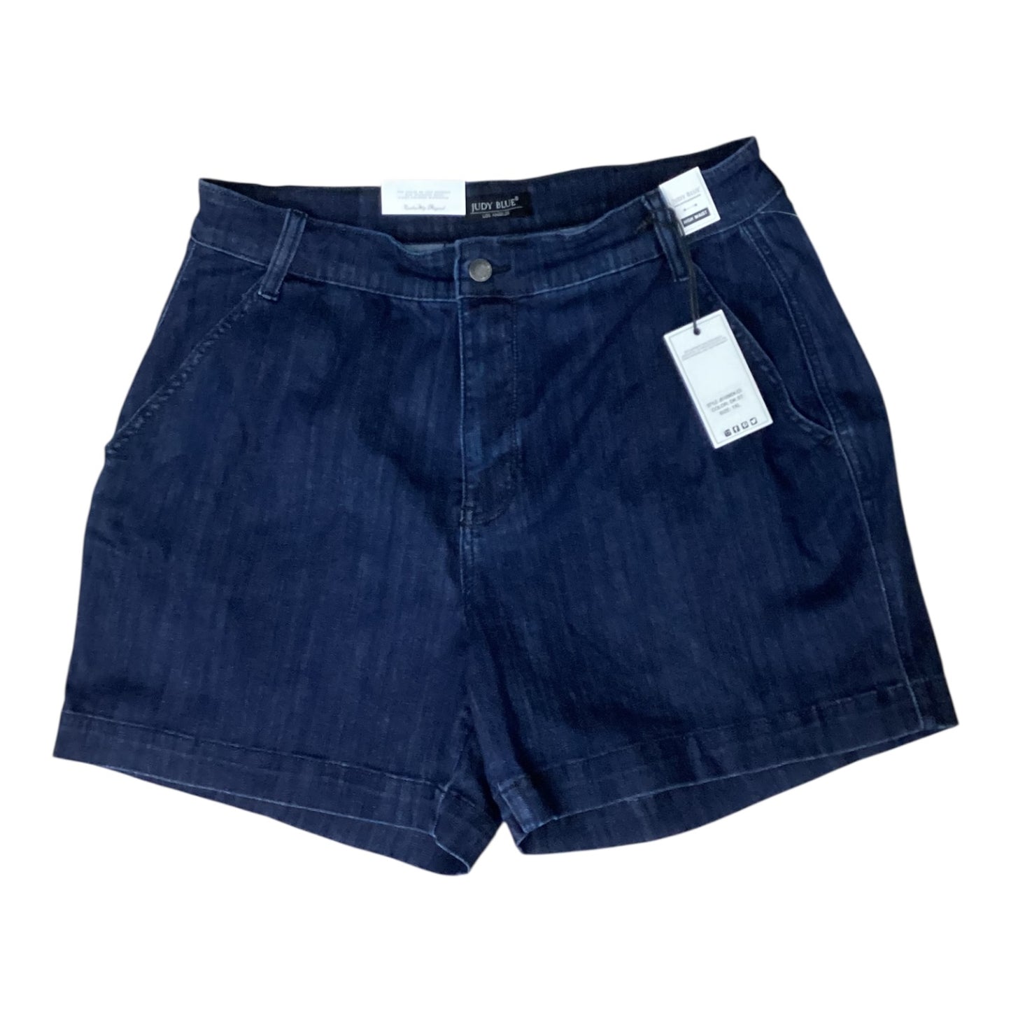 Shorts By Judy Blue In Blue Denim, Size:18